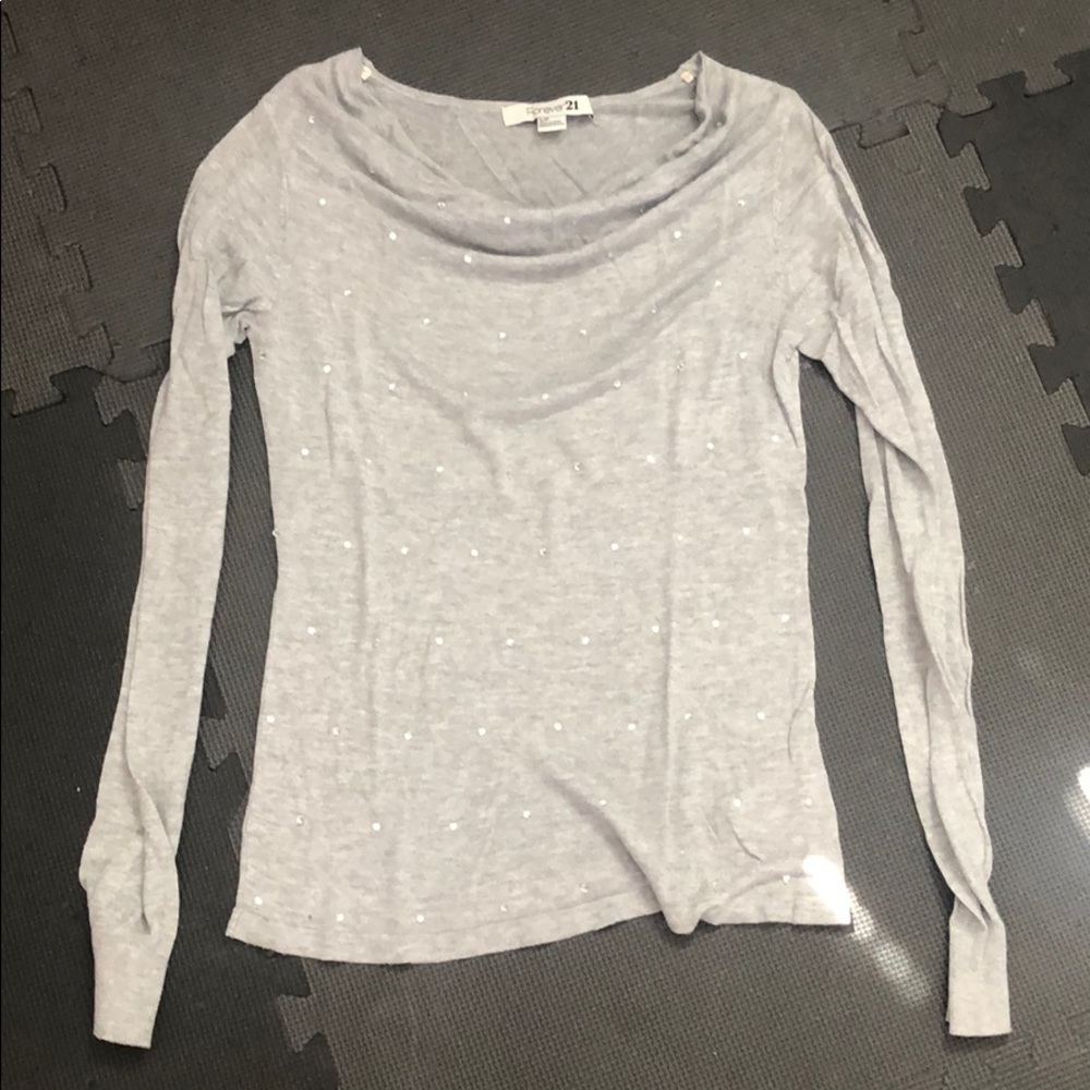 VINTAGE 90s sweater with rhinestone detail